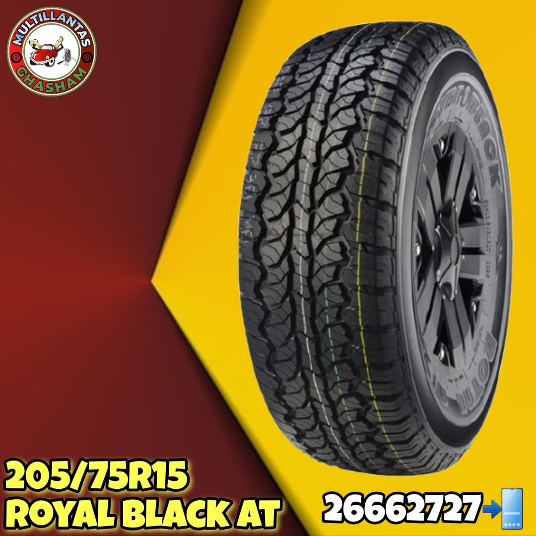 205/75/R15  ROYAL BLACK AT